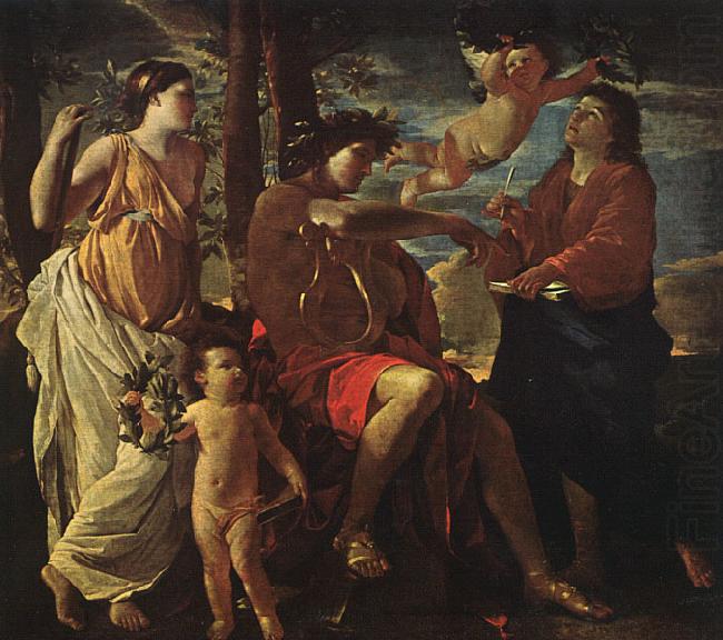 Inspiration of the Poet, Nicolas Poussin